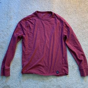 Lucky Brand Red Long-sleeve Tee
